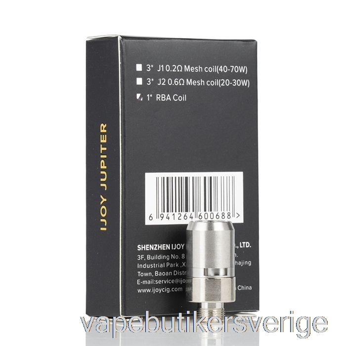 Vape Sverige Ijoy Jupiter Utbytesspolar Rba